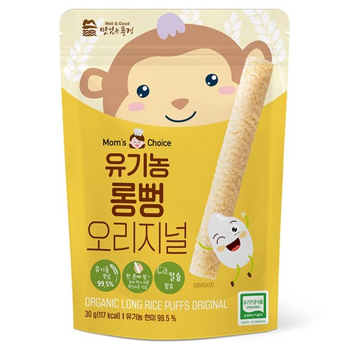 맛있는풍경 유기농 롱뻥, 오리지널맛, 30g, 1개