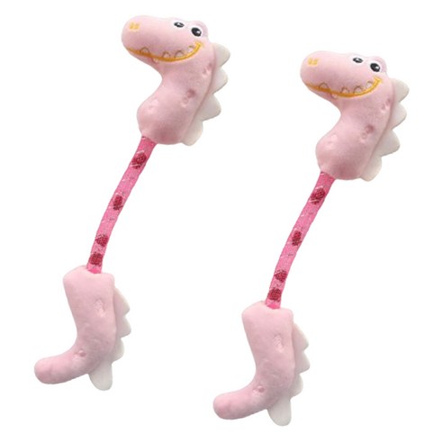 고양이 둥둥펫 마따따비 열매 공룡인형, 핑크, 2개