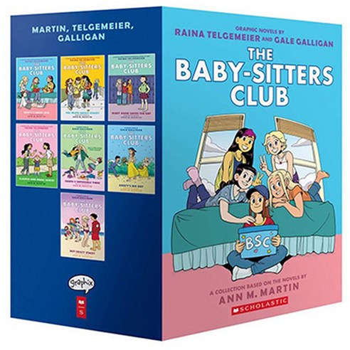 The Baby-Sitters Club Graphix 01~7 Box 세트, 9781338603637, Martin, Ann M. / Galligan, ...