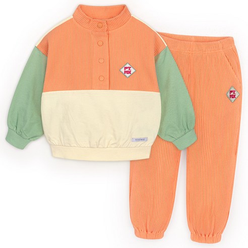 쁘띠뮤 유아동 루카배색 상하복 세트 HMRCE17 쁘띠뮤상하복