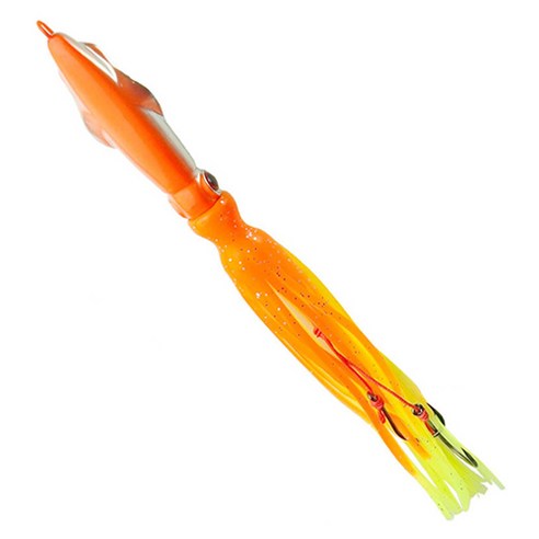 씨타임 오징어 타이라바 바다 루어 참돔, 오렌지, 120g, 1개