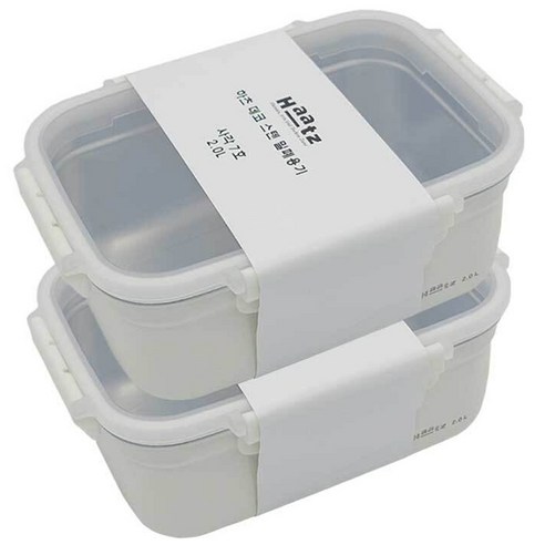 밀폐의 대가를 만나다: 하츠 데코 스텐 밀폐용기 2L