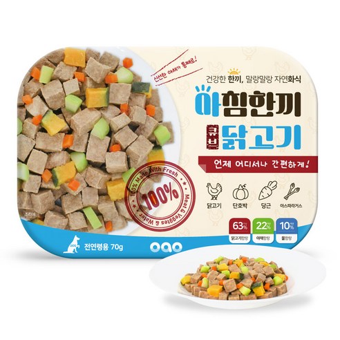 아침 한끼로 건강한 강아지 생활을 시작하세요: 오아오 습식사료