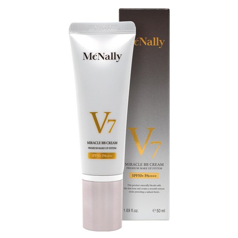 맥넬리 V7 미라클 비비 크림 SPF50+ PA++++, 50ml, 1개 vliva