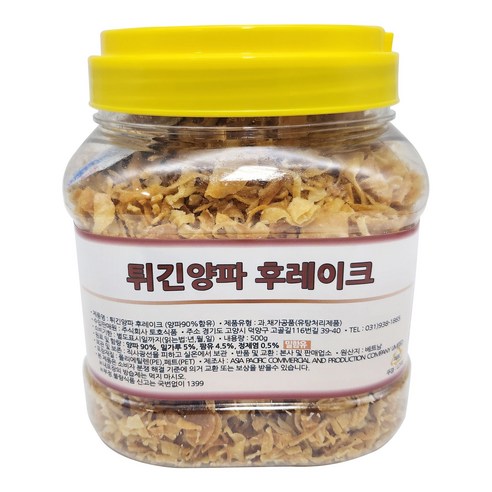 튀긴양파 후레이크, 500g, 1개