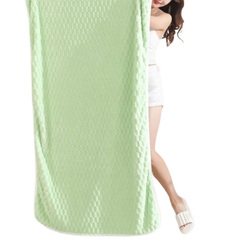 소니오 마카롱 컬러 코지 목욕 바스타월 70 x 140 cm, 04 그린, 1개