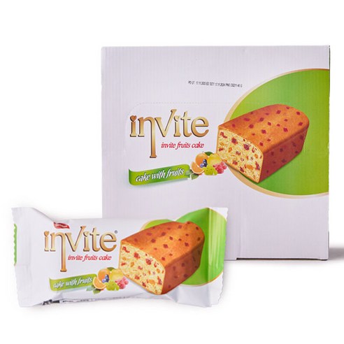 인바이트 후루츠 케이크 24p, 1개, 960g
