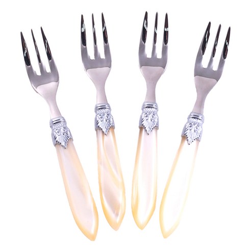 리바도시 라울라샤인 케익포크, 아이보리, 4개