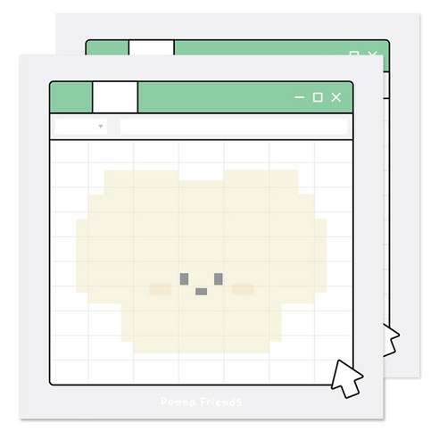 도나와친구들 MBTI 떡메모지, J 계획은 엑셀이지!, 2개, 100개입