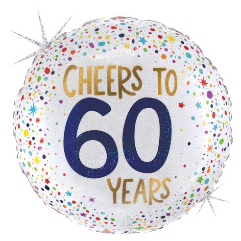 그라보벌룬 은박풍선, Cheers 60살 생일, 2개