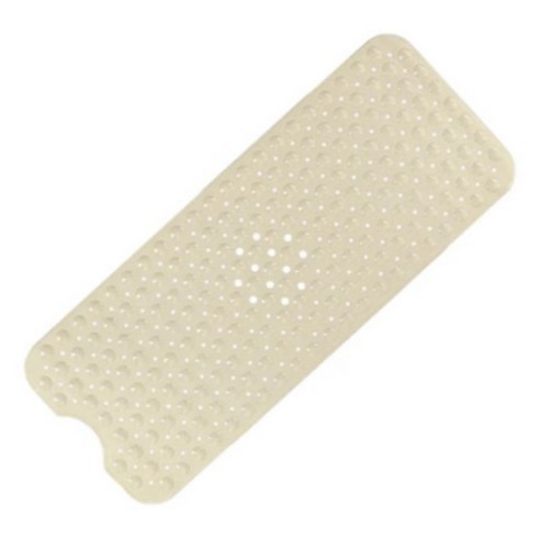 굿즈틱스 화장실 욕조 미끄럼방지 흡착매트 40 x 100 cm, 베이지