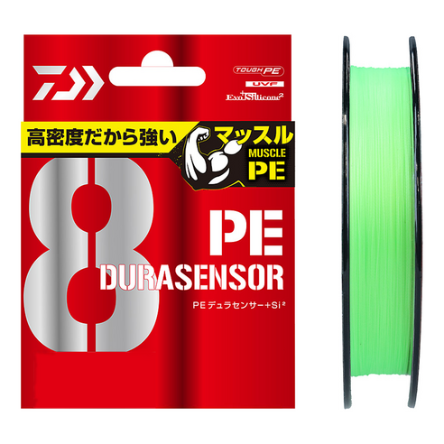 다이와 UVF PE 듀라센서 8합사 X8 +SI2, 라임그린, 1개