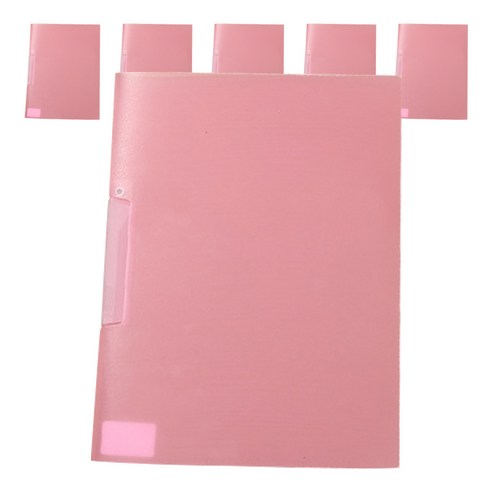 알로데 A4 스윙 폴더 클립보드 23 x 31 cm, TYPE03 레드, 6개