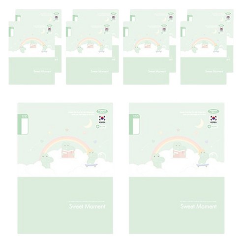 펜피아 1000 초등 12칸 제본노트, B 그린, 10개