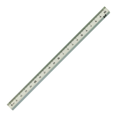 롭다 아크릴스틱자 20cm, Sage Green, 1개