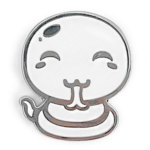 지봇골프 십이지신 캐릭터 골프 볼마커, 실버 사(뱀), 1개