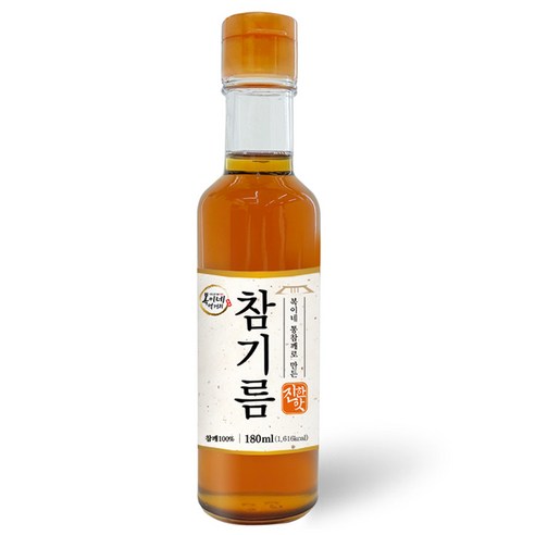 복이네먹거리 통깨로 만든 진한맛 참기름, 1개, 180ml