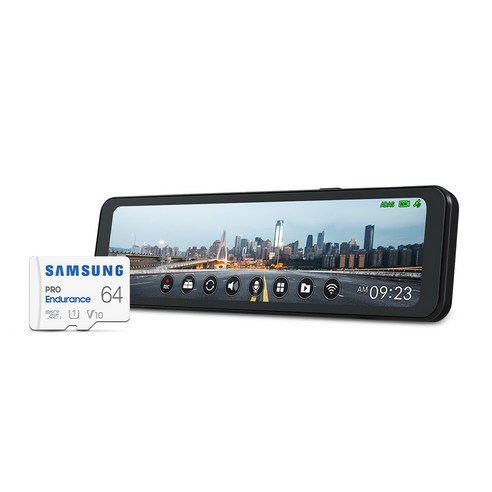 파인뷰 디지털 Wi-Fi QHD 2채널 룸미러 블랙박스 후방카메라 실외장착형 +출장장착쿠폰 + GPS 안테나 세트 R5 POWER, 64GB, 7종