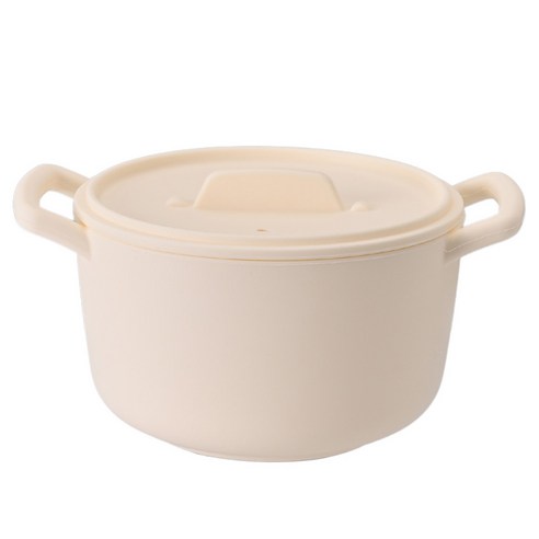 UH홈데코 실리콘 전자레인지 찜기 1200ml, 1개, 베이지