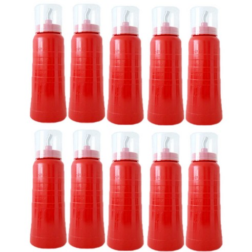 리빙패밀리 뚜껑 스텐 노즐 초장병, 650ml, 10개