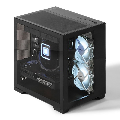 이그닉 2024 인테그 젠지 5646T 라이젠5 라이젠 5000 시리즈 지포스 RTX 4060 Ti, 블랙, 16GB, 1TB, WIN11 Home, IG-ITZ00014