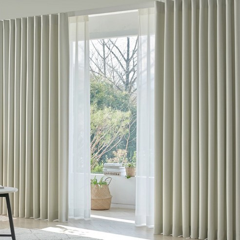 데코지오 브라우니 린넨 형상기억 암막커튼 세트: 아늑한 공간을 위한 완벽한 선택 브라우니암막커튼