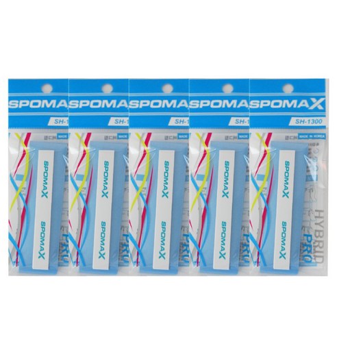 SPOMAX 하이브리드 오버그립, 스카이블루, 5개