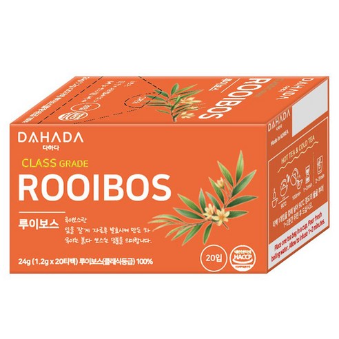 다하다 루이보스, 1.2g, 20개입, 1개