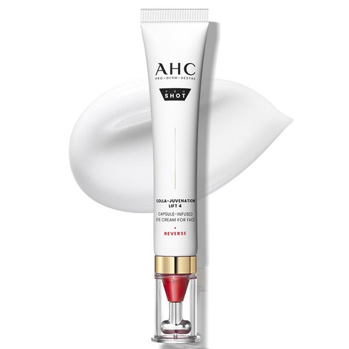 AHC 프로 샷 콜라 쥬비네이션 리프트 4 캡슐 인퓨즈드 아이크림 포 페이스 30ml, 1개, 0.03l