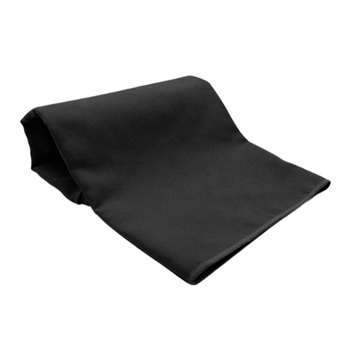 소니오 양면 소프트 컬러 스포츠 타월 50 x 120 cm, 01 블랙, 1개