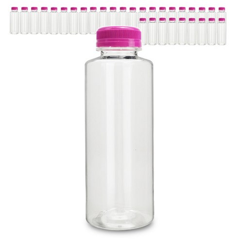 미르 투명 페트병 프리미엄, 500ml, 32개, CU보라캡