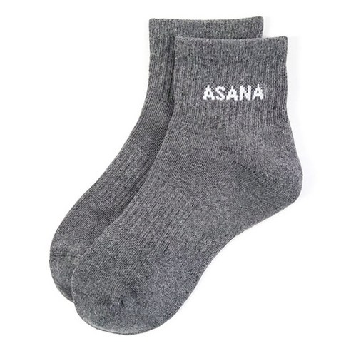 아사나 여성용 쿼터 파일 쿠션 삭스, 차콜