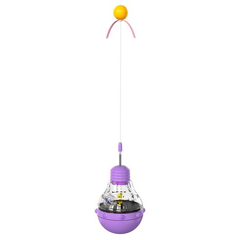 쿠펫츠 고양이 오뚝이 간식 장난감, 1개, Purple