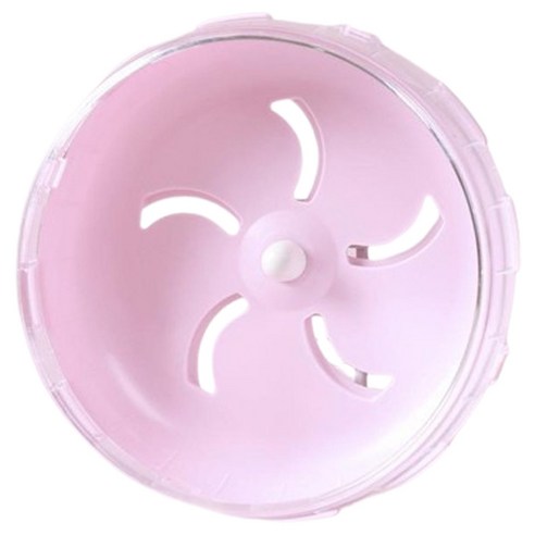 요런개 베이직 컬러 소동물 쳇바퀴 17.5cm, 핑크, 1개