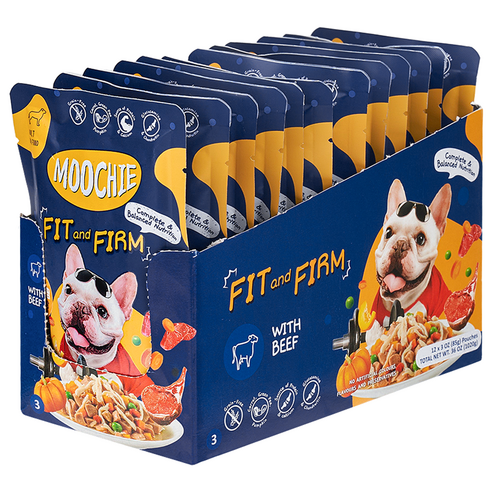 무치 강아지 소고기맛 튼튼건강 습식사료, 소, 85g, 12개