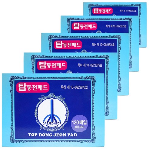 대전탑산업 탑동전패드, 5개