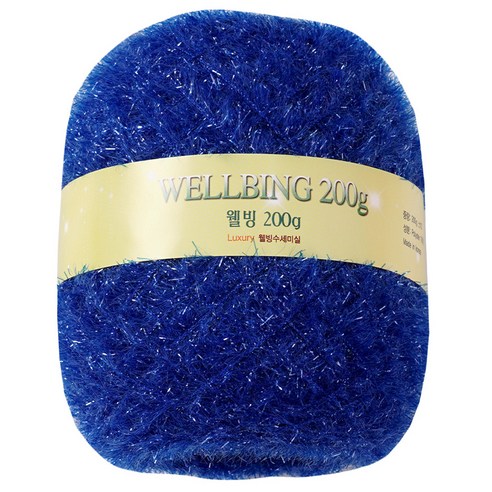 연일섬유 웰빙수세미 콘사 뜨개실 200g, 11진청색, 1개