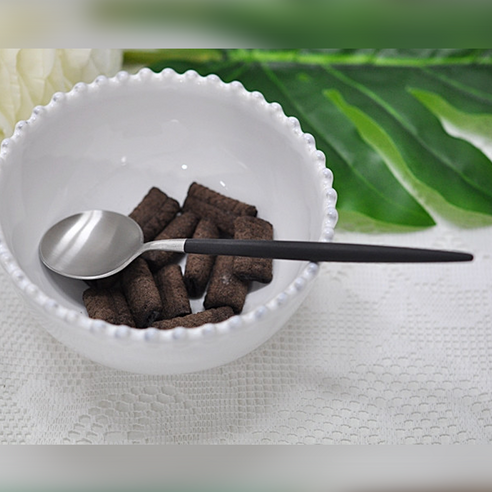 큐티폴 고아 디저트스푼, 블랙, 1개