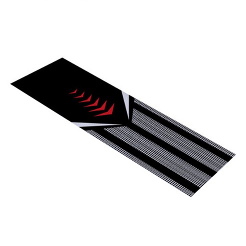 소니오 피트니스 베이직 스포츠 타월 30 x 100 cm, 04 블랙레드, 1개