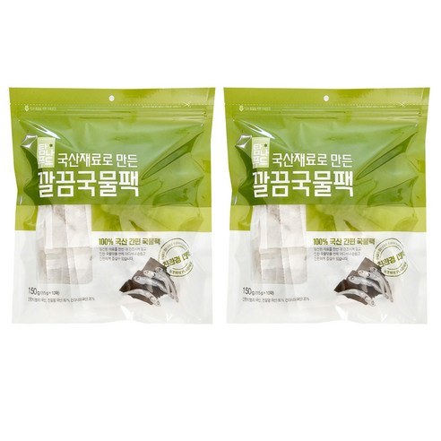 해심 깔끔 국물팩 10p, 150g, 2개