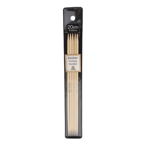 튤립 브랜드얀 대나무 장갑바늘 20cm 5p, 1개