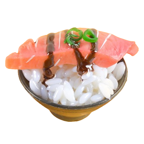리나블루 일식당 덮밥 돈부리 모형 5cm, 소고기초밥