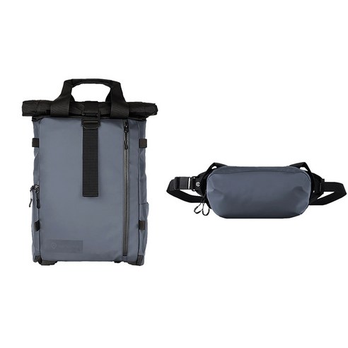 원더드 New PRVKE Lite 백팩 11L + D1 FANNY PACK 세트, 블루, 1개