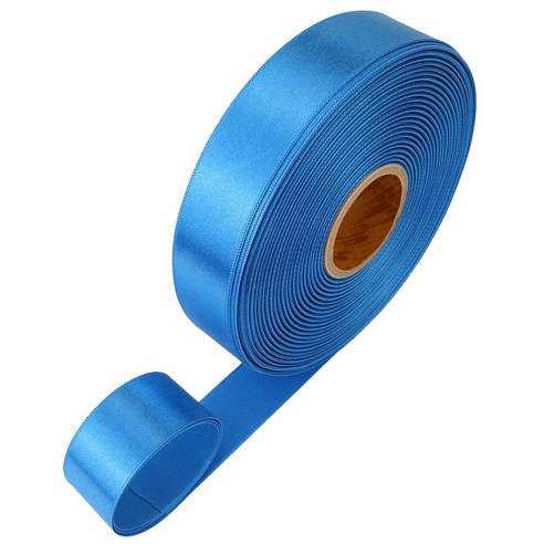 포장넷 공단기본 선물포장 리본끈 20mm, 50 진파랑, 45m, 1개