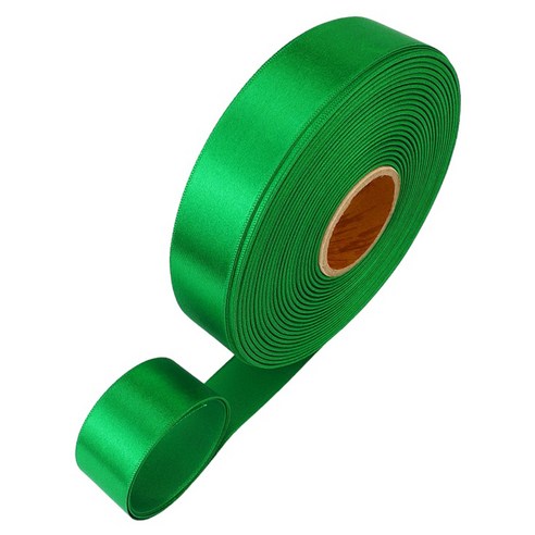 포장넷 공단기본 선물포장 리본끈 20mm, 37 초록, 45m, 1개