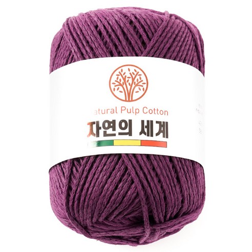 자연의 세계 뜨개실, 09 핑크, 4개