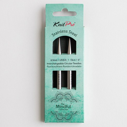 yarna 니트프로 마인드풀 조립식 대바늘 롱팁 2p 13cm 36151 ~ 36161, 6.5mm, 2개