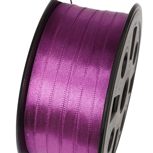 포장넷 공단기본 선물포장 리본끈 6mm, 31 팥보라, 1개, 90m