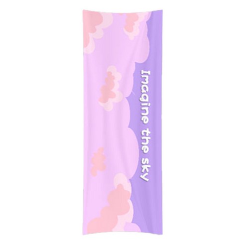 소니오 코지 패턴 소프트 스포츠 타월 30 x 100 cm, 12 스카이, 1개