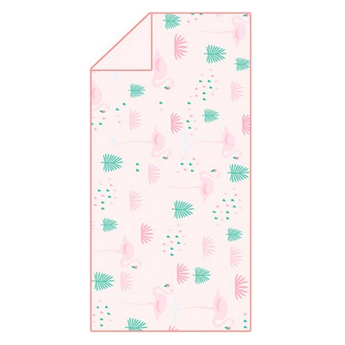 언헤브 대형 요가 스포츠 타월 80 x 160 cm, 07 플라밍고, 1개